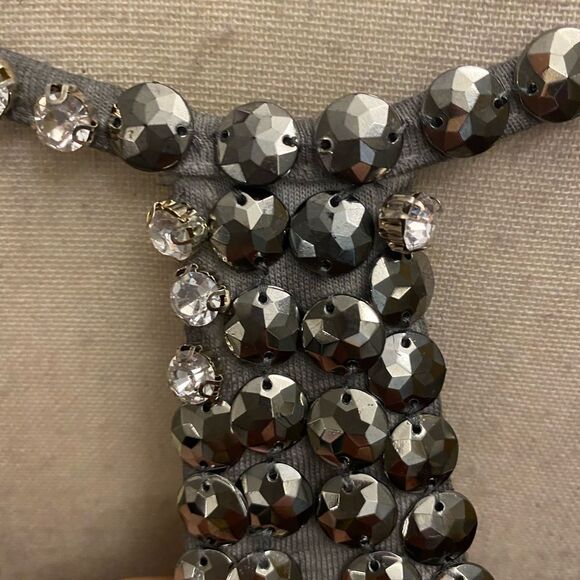 Zarqa crystal embellishments beautiful long sleeve, M - Picture 2 of 9